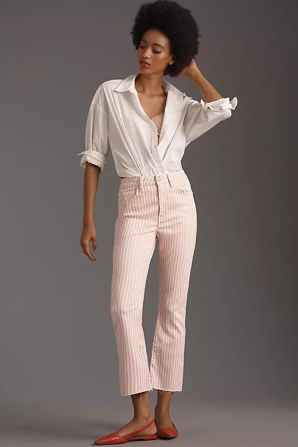 Le Crop Mini Boot Jeans In Pink Product Image