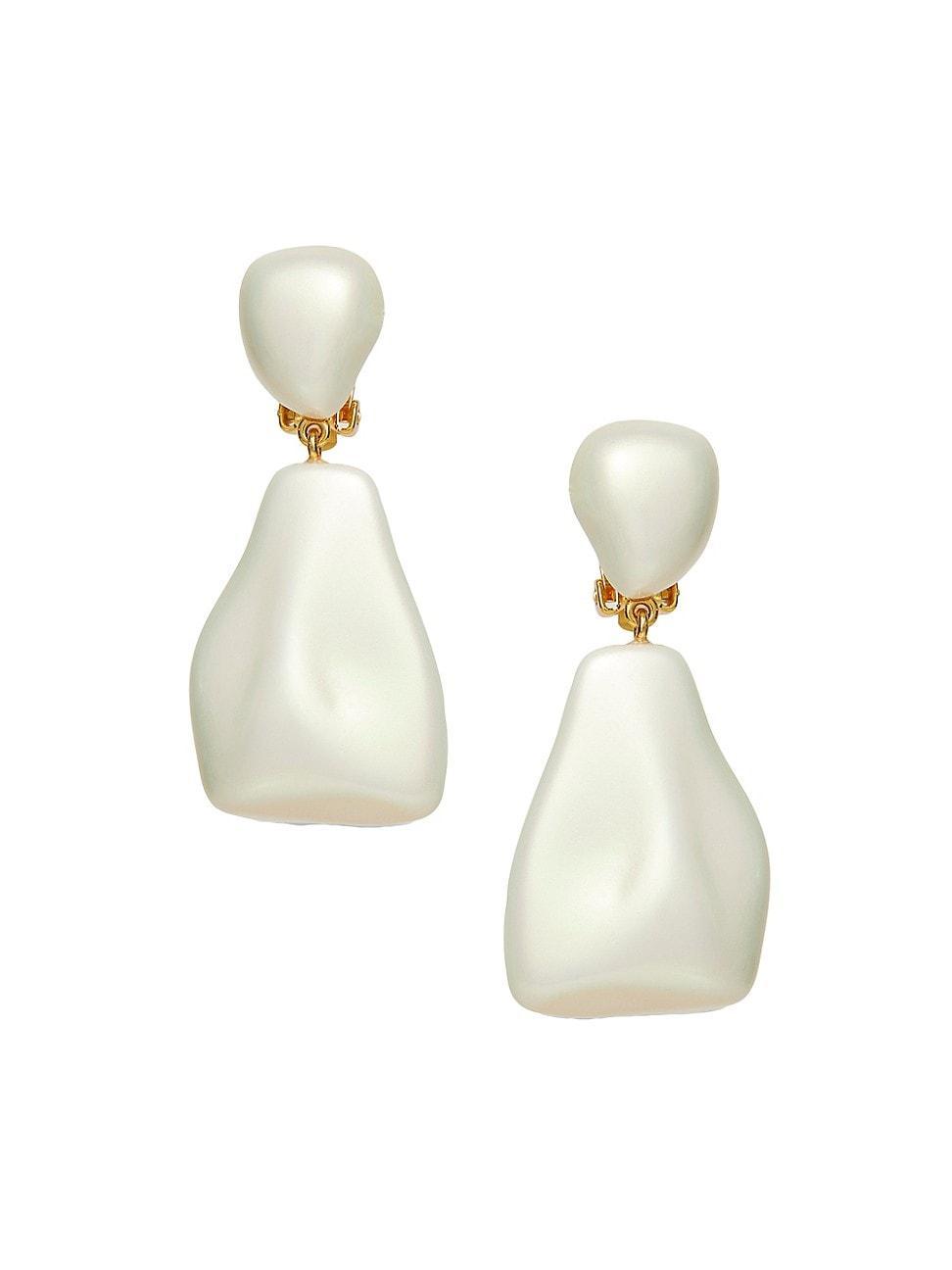 Lele Sadoughi Wilma Drop Earrings in 14K Gold Plated Product Image