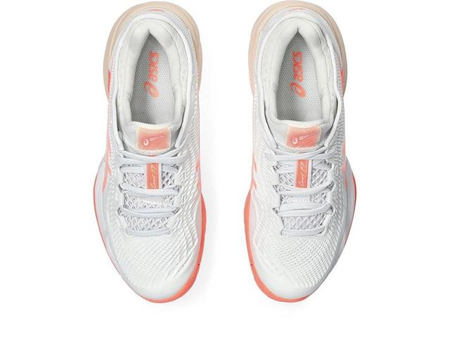 ASICS Women's Court FF 3 (White/Sun Coral) Women's Shoes Product Image