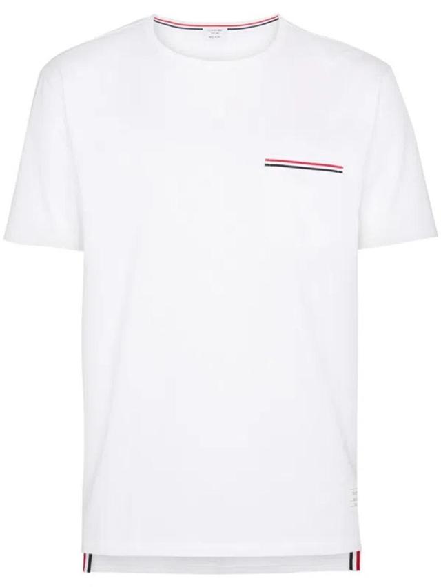 White Logo Print T-shirt Product Image