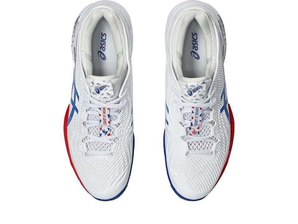 ASICS Men's Court FF 3 Novak Asics Blue) Men's Shoes Product Image