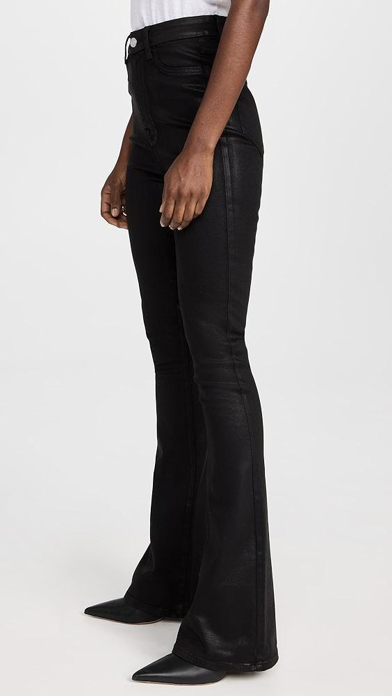 7 For All Mankind Ultra Hr Skinny Boot Coated Jeans | Shopbop Product Image