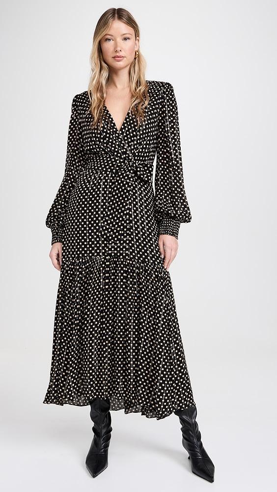 DRESS TO Nightfall Print Midi Dress | Shopbop Product Image