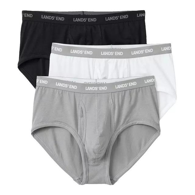 Lands End Mens Comfort Knit Brief 3 Pack Product Image