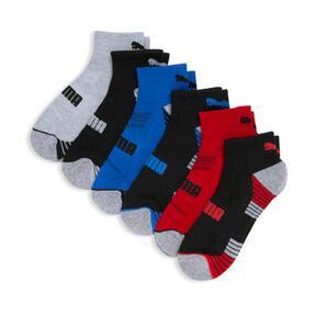 Men's Half-Terry Quarter-Length Crew Socks (6 Pairs) Product Image