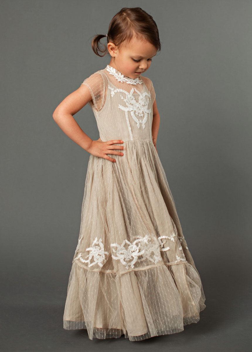 Jolie Dress in Tan Product Image