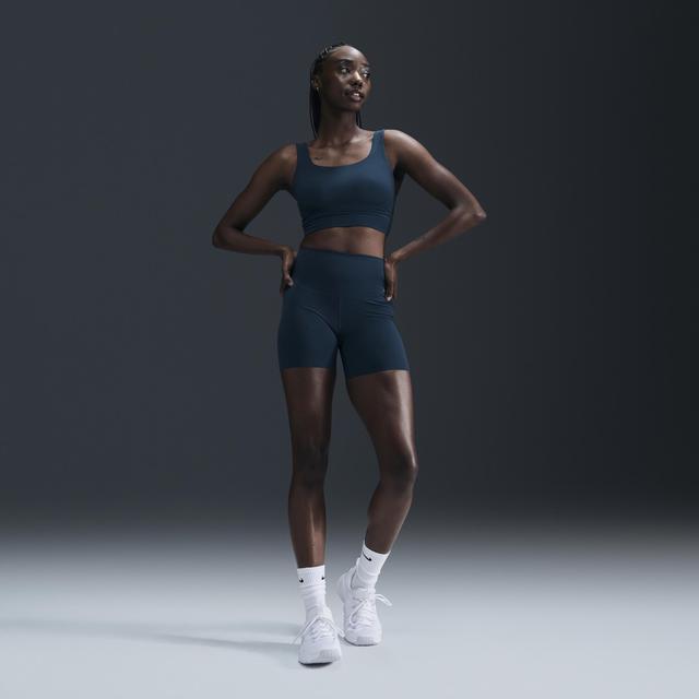 Nike Women's Zenvy Medium-Support Padded Longline Sports Bra Product Image