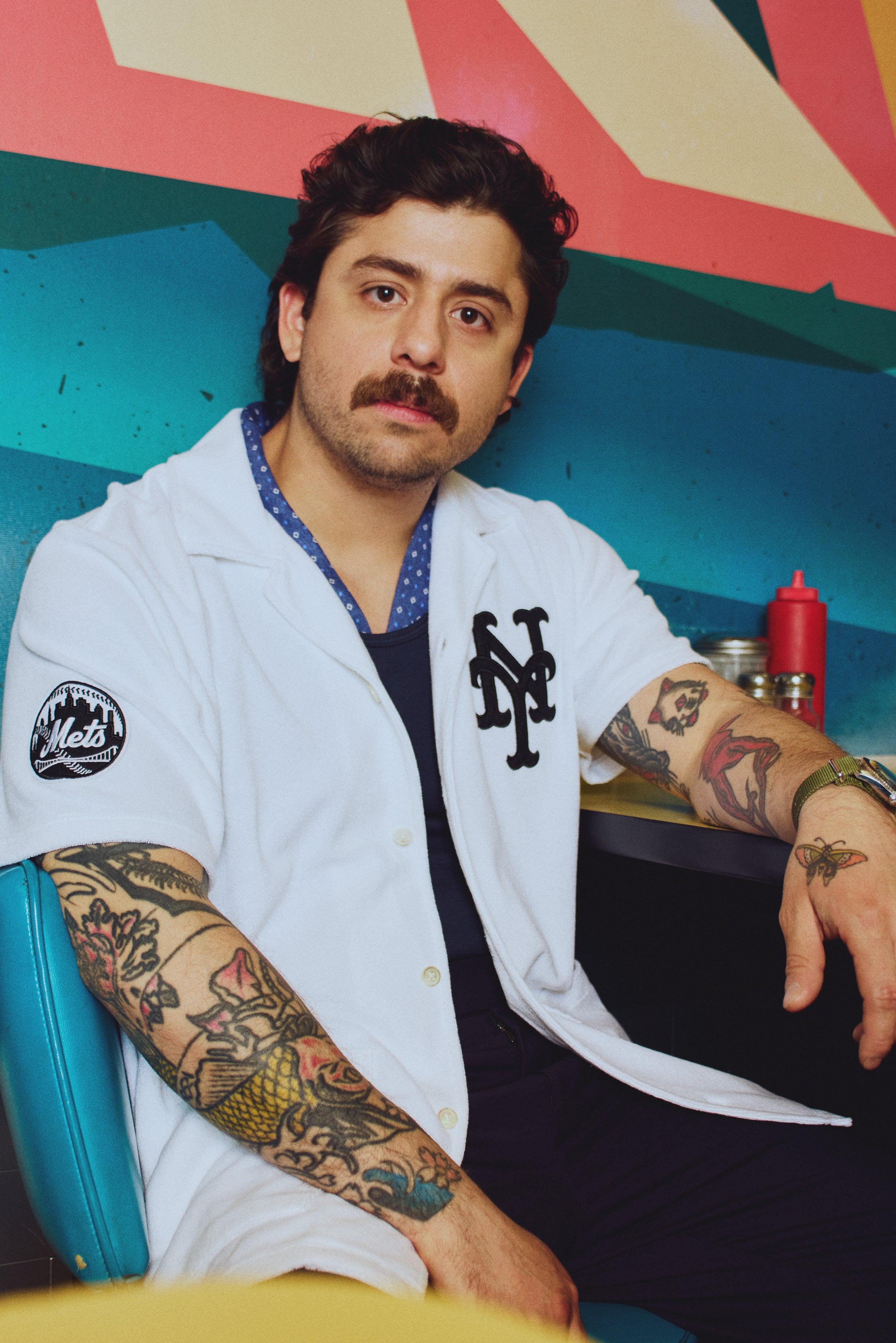 Todd Snyder X MLB Mets Terry Cloth Shirt in White Product Image