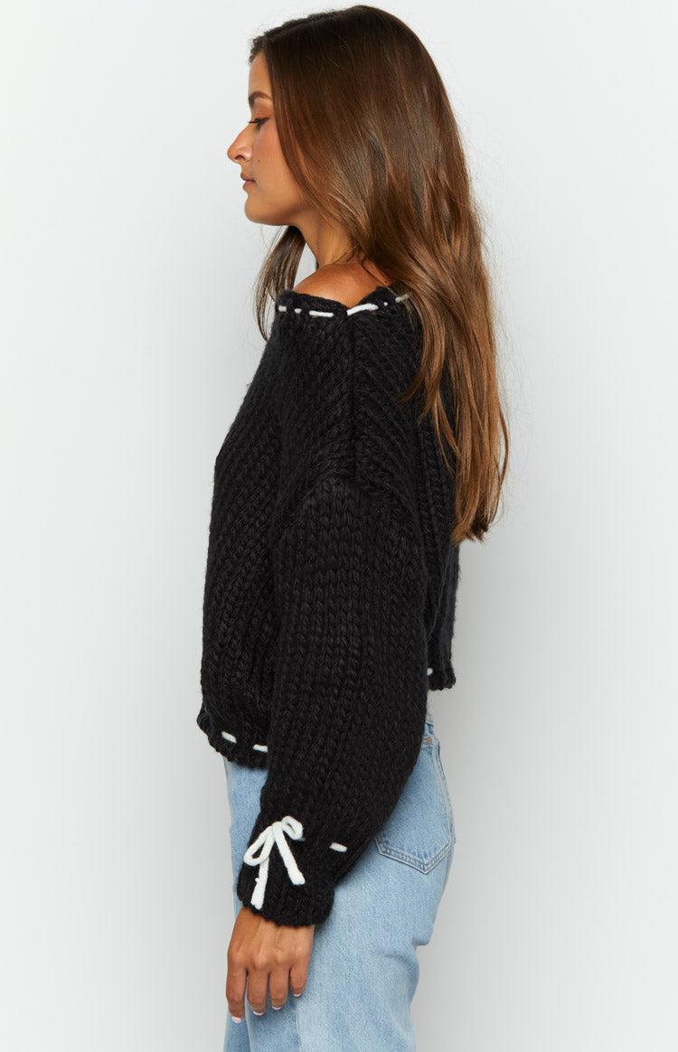 Bea Black Sweater Product Image