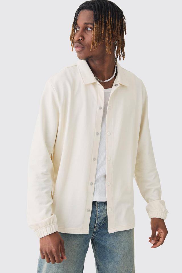 Tall Jersey Harrington Jacket | boohooMAN USA Product Image