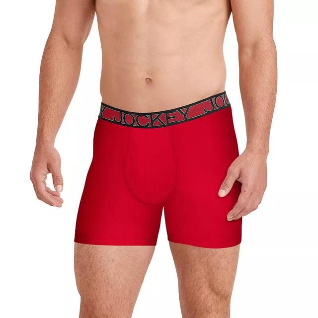 Mens Jockey Active Microfiber 3.5 Boxer Brief Product Image