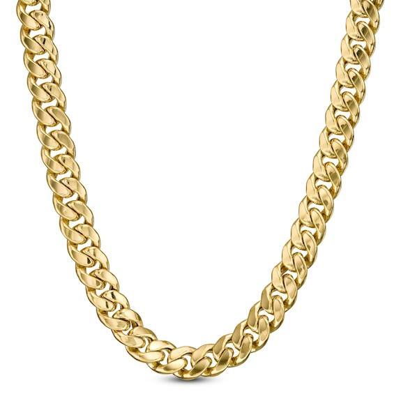 Made in Italy Men's 6.2mm Curb Chain Necklace in 10K Gold - 22" Product Image