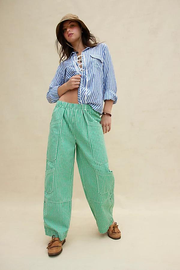 BDG Charlie Gingham Wide-Leg Pant Womens at Urban Outfitters Product Image