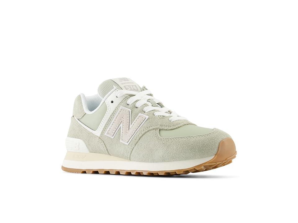 New Balance Womens 574 Lifestyle Suede Retro Sneakers Product Image