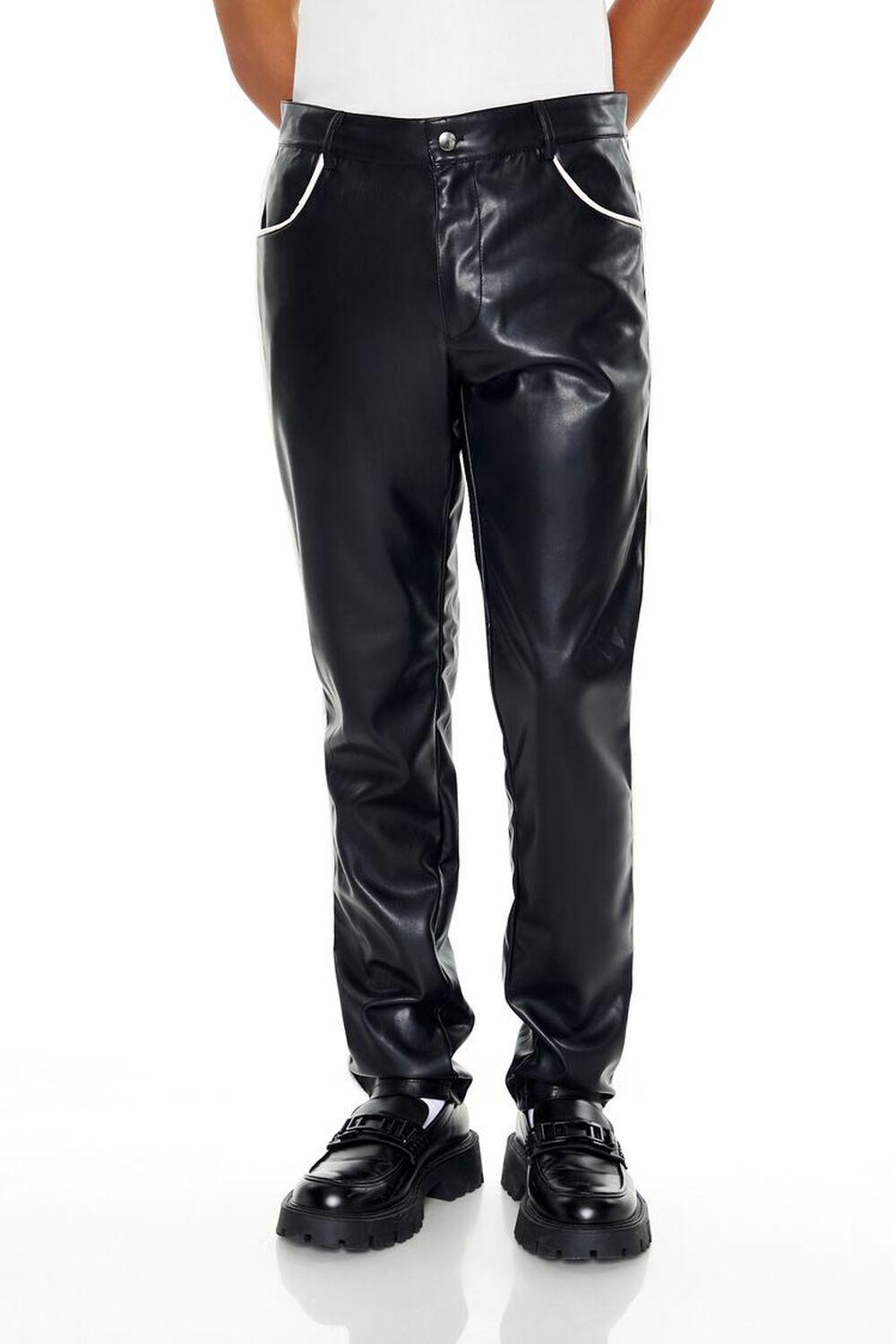 Slim-Fit Faux Leather Pants | Forever 21 Product Image