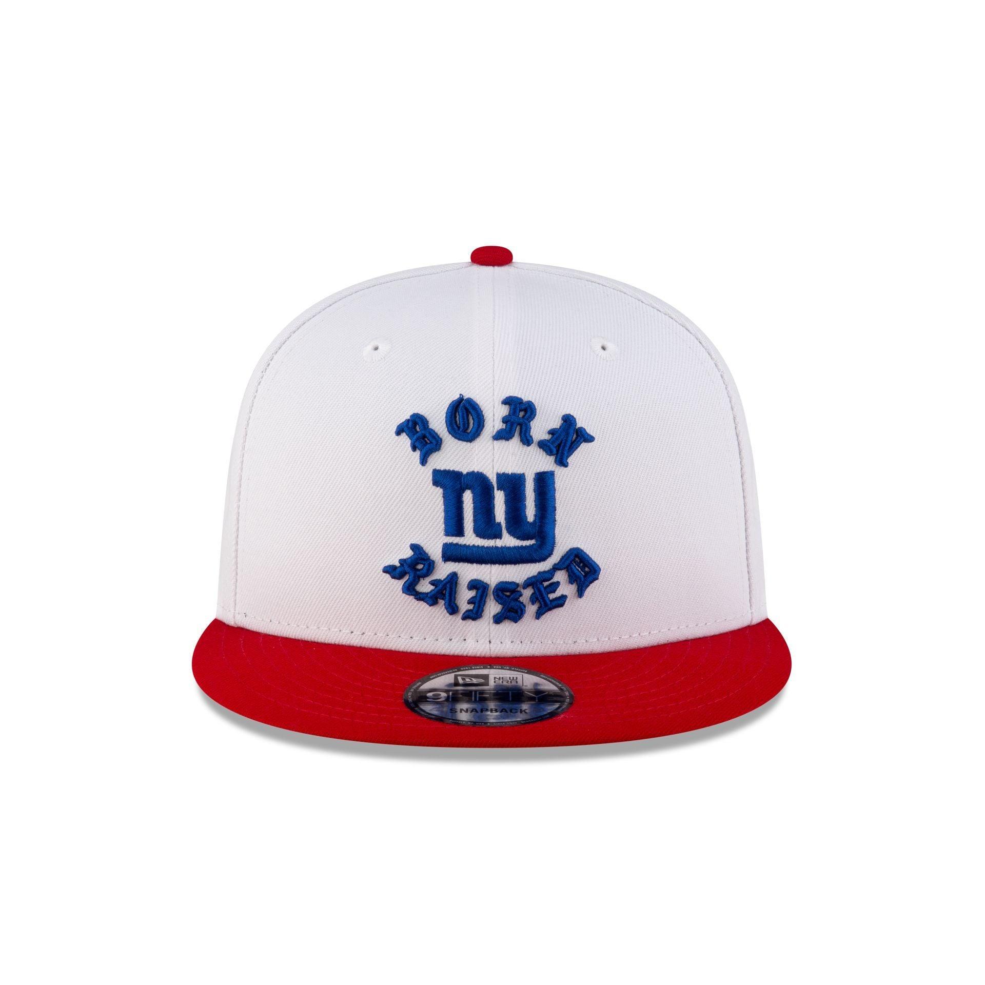 Born x Raised New York Giants White 9FIFTY Snapback Male Product Image