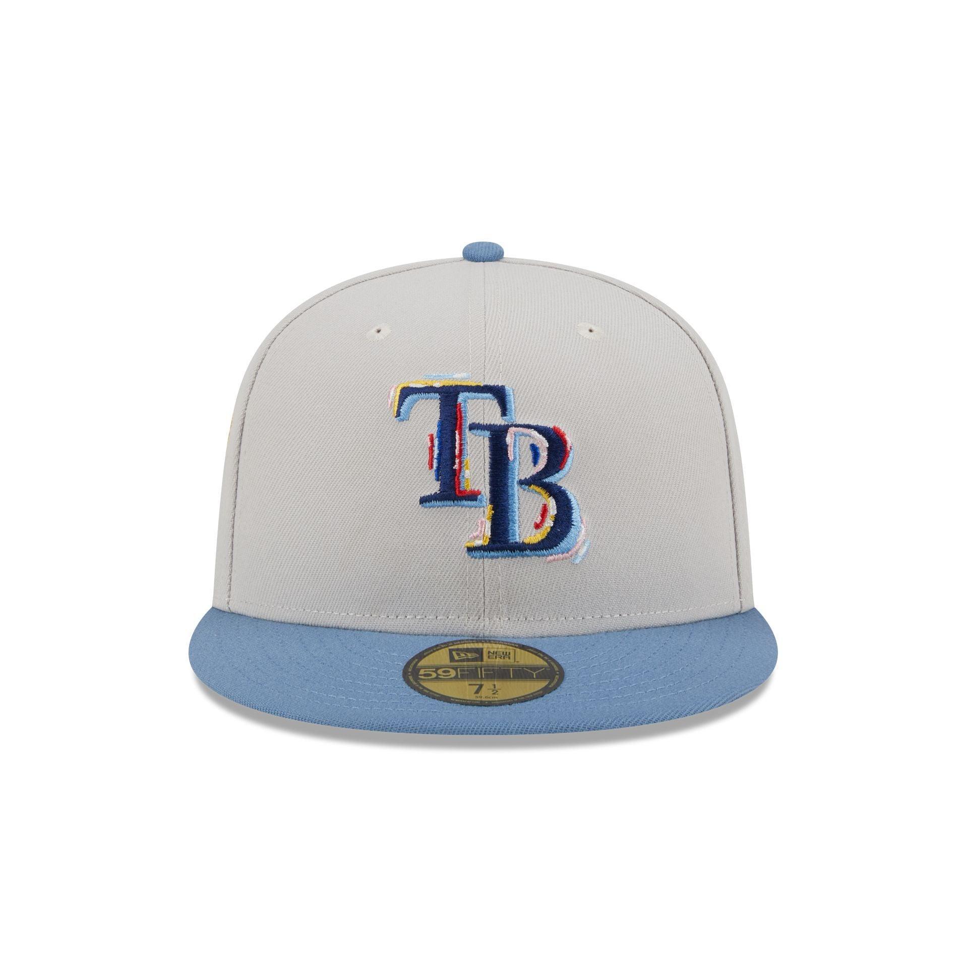 Tampa Bay Rays Color Brush 59FIFTY Fitted Hat Male Product Image