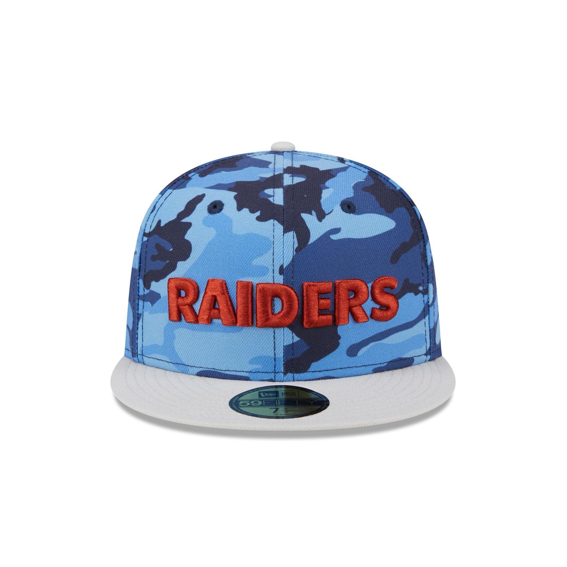 Las Vegas Raiders Blue Camo 59FIFTY Fitted Hat Male Product Image