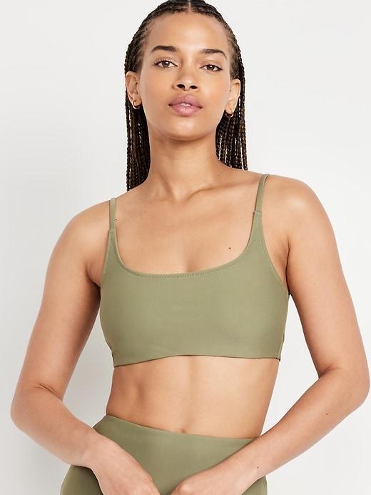 Scoop-Neck Bikini Swim Top Product Image