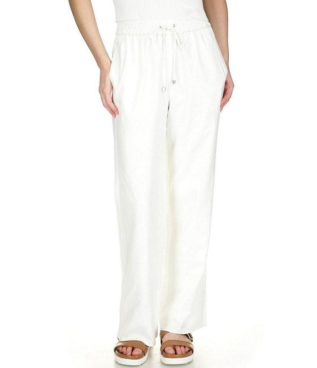 Michael Kors Linen Blend Pull On Pant Product Image