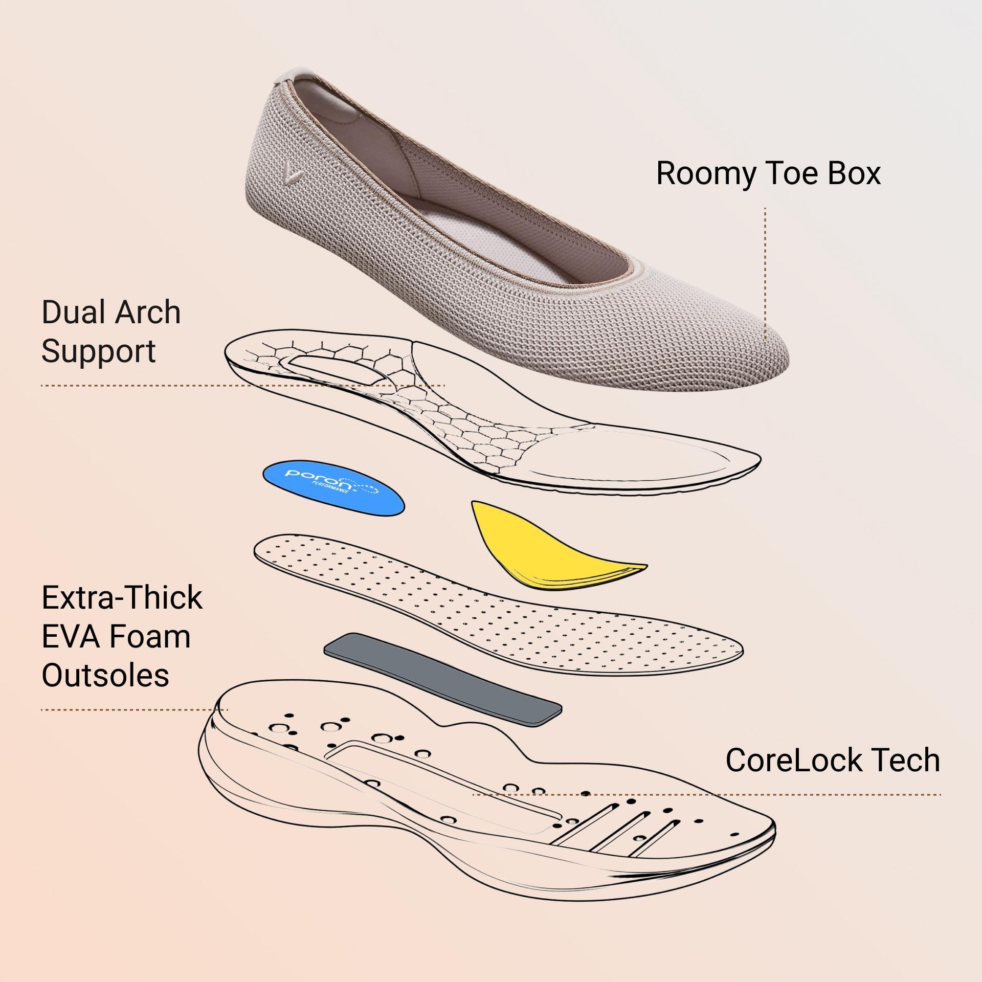 Water-Repellent Round-Toe All-Day Sneaker Flats (Izabel) Product Image