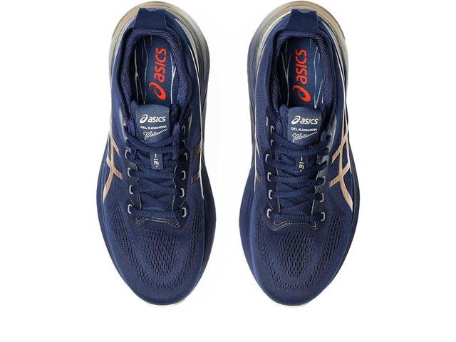 ASICS Men's GEL-Kayano 31 Platinum (Blue Expanse/Champagne) Men's Running Shoes Product Image