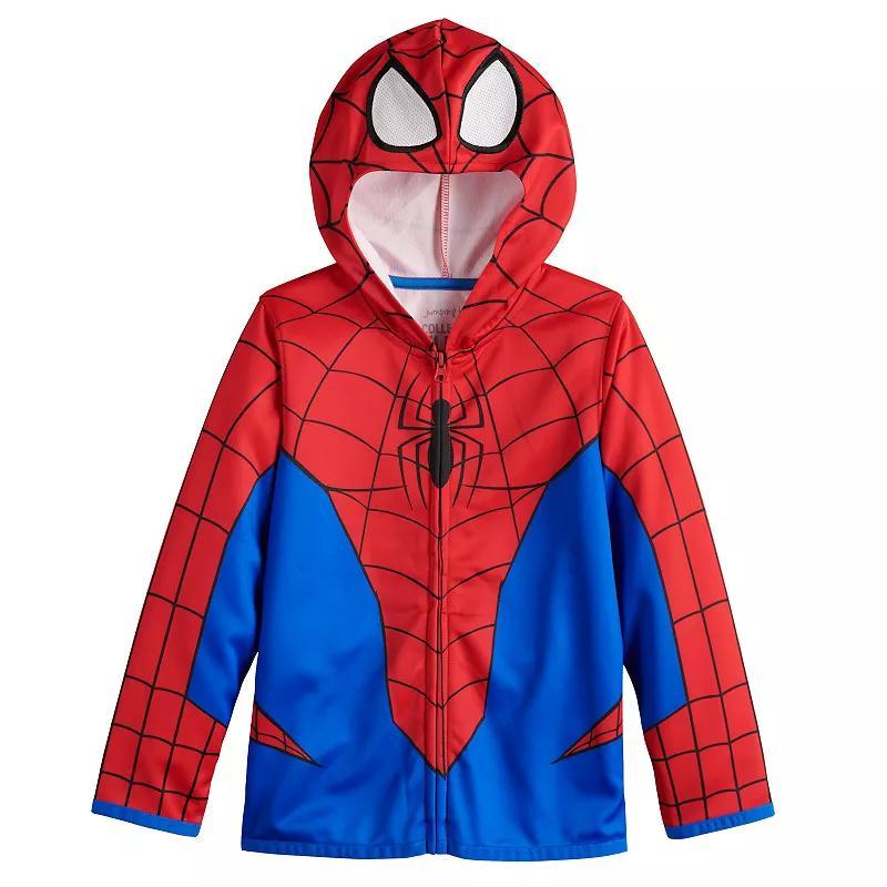 Boys 4-12 Jumping Beans Marvel Spider-Man Costume Fleece Hoodie, Boys Product Image