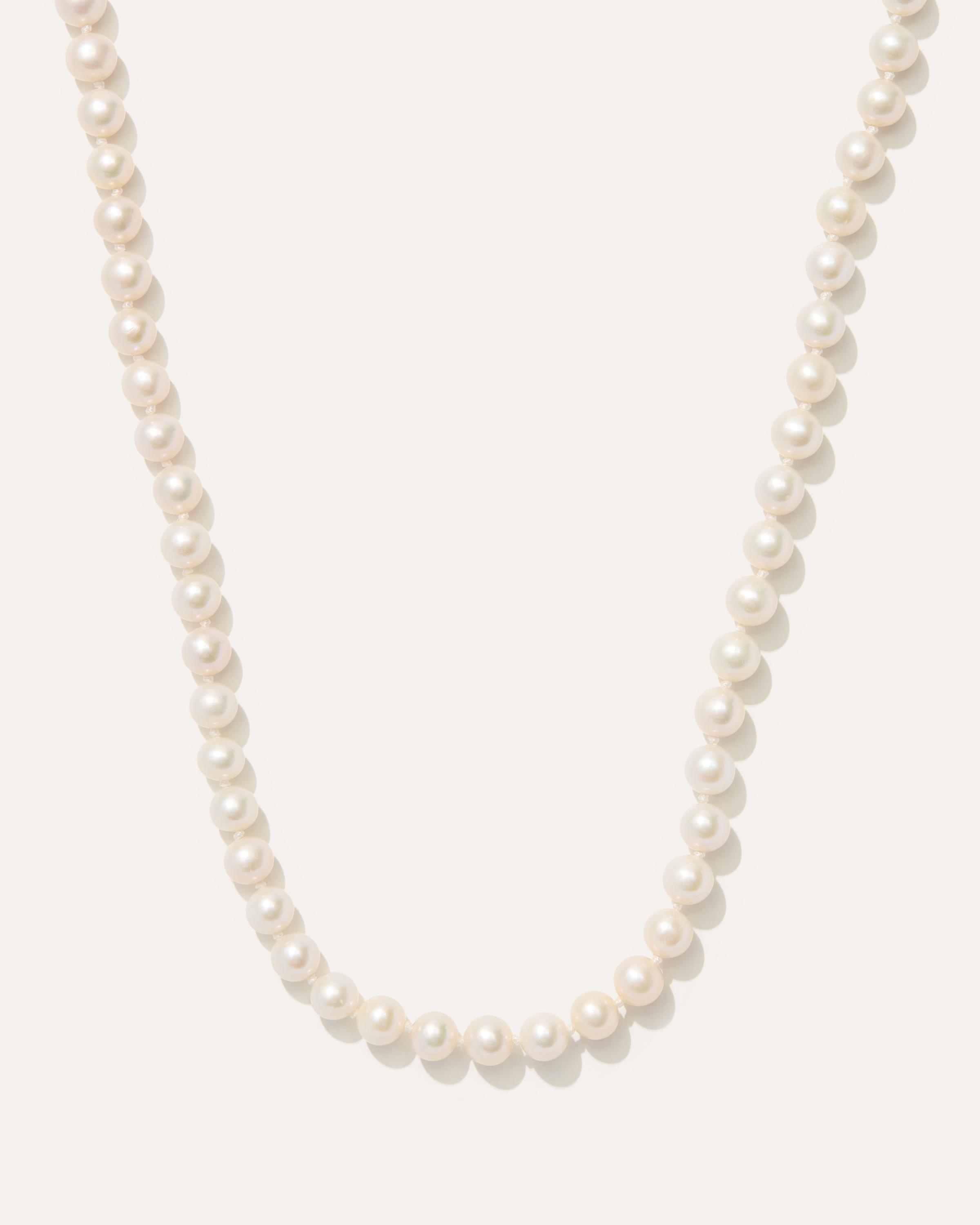 14K Gold Freshwater Cultured Pearl Strand Necklace Product Image