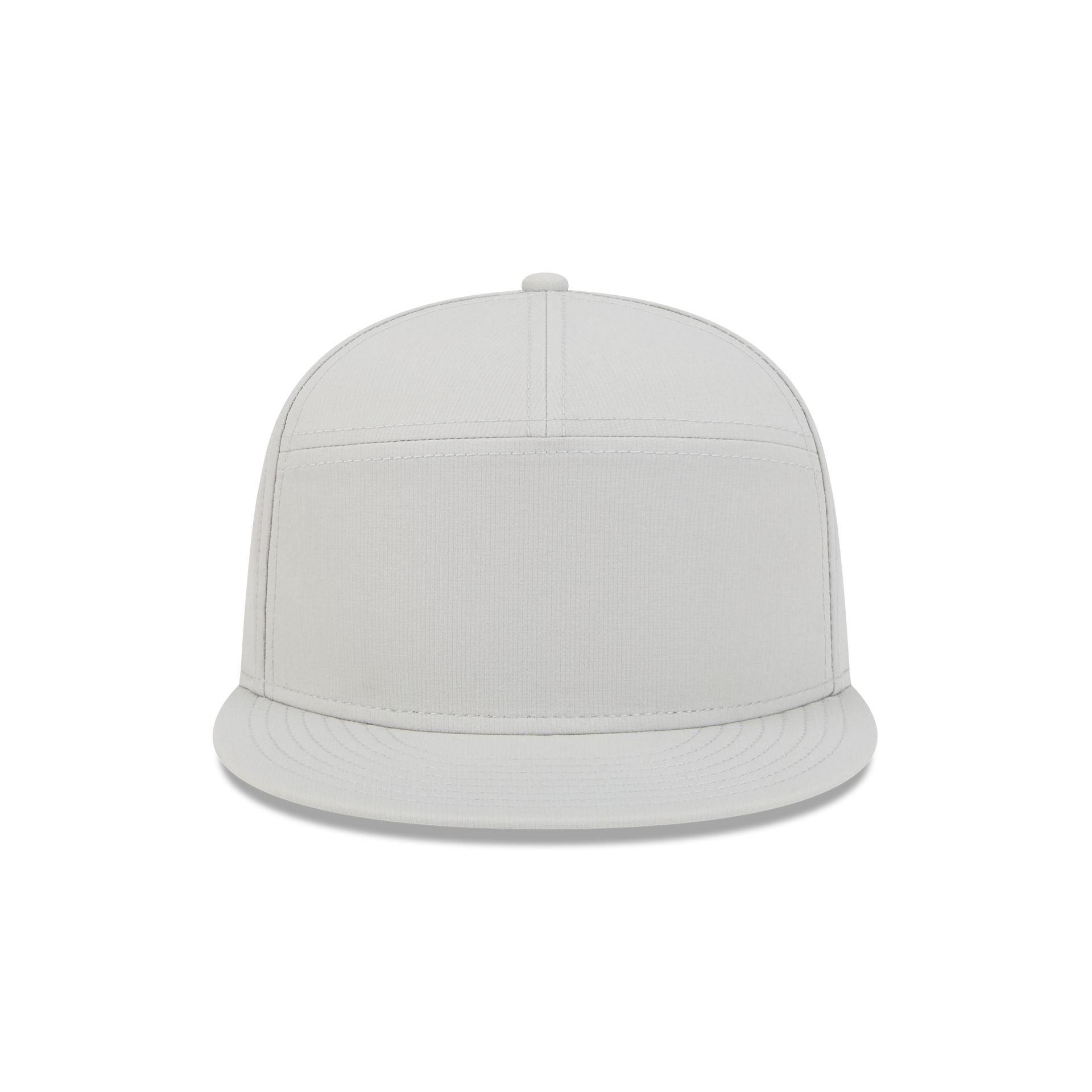 New Era Cap Gray Performance 9FIFTY Split Panel Snapback Hat Male Product Image