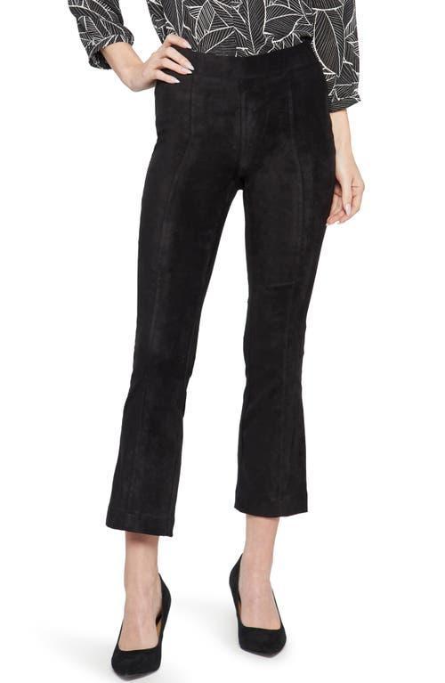 NYDJ Pull-On Ankle Slim Bootcut Faux Suede Pants Product Image