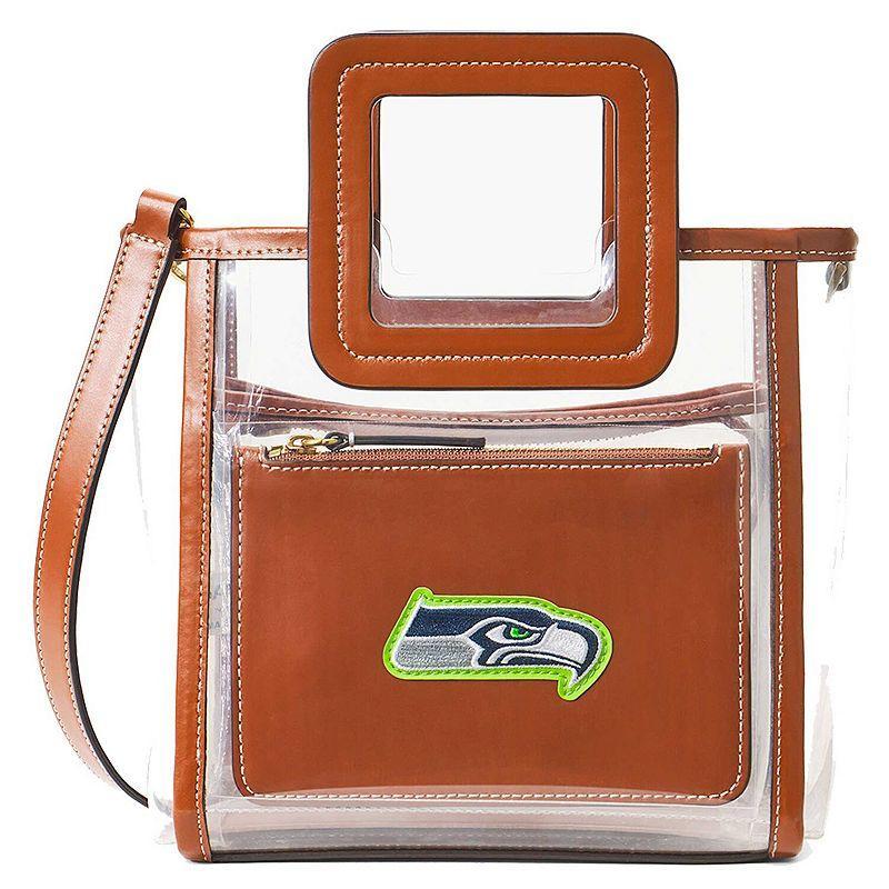 Staud Womens Seattle Seahawks Clear Mini Shirley Bag Product Image