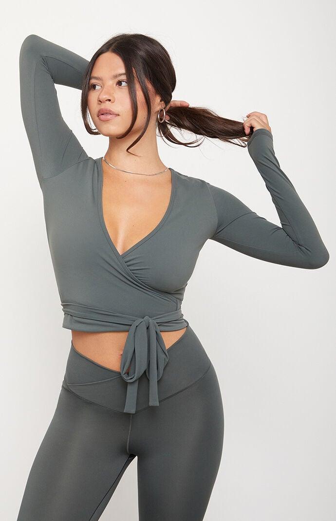 PAC 1980 Womens Active Bella Pirouette Wrap Top Product Image