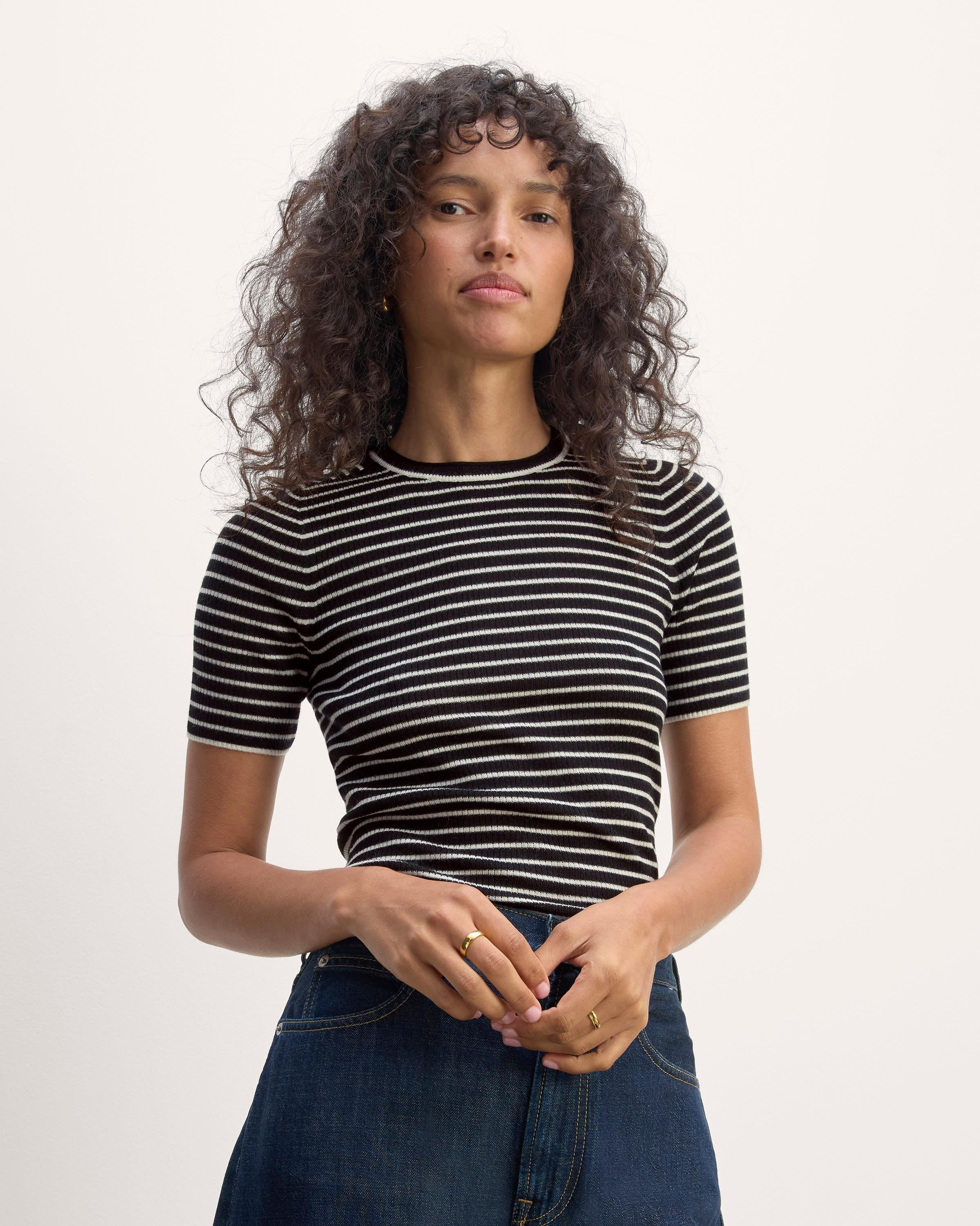 The Sweater Tee in Ultrasoft Merino Product Image