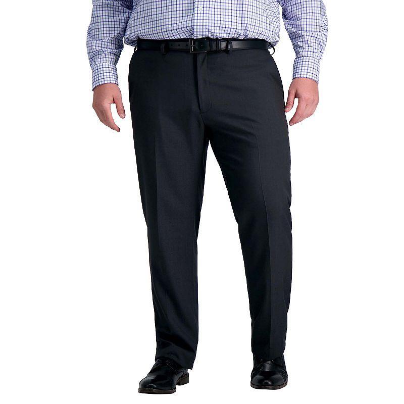 Haggar Mens Big and Tall Straight Fit Flat Front Pant Product Image