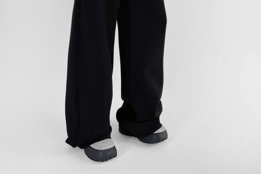 Mid Rise Plain Sweatpants Product Image