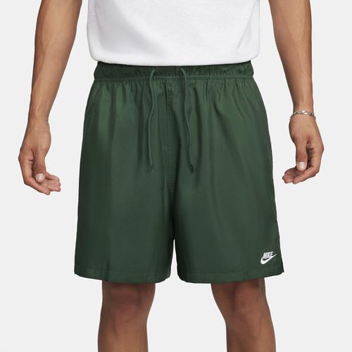 Mens Nike Club Woven Flow Shorts Black Navy Product Image