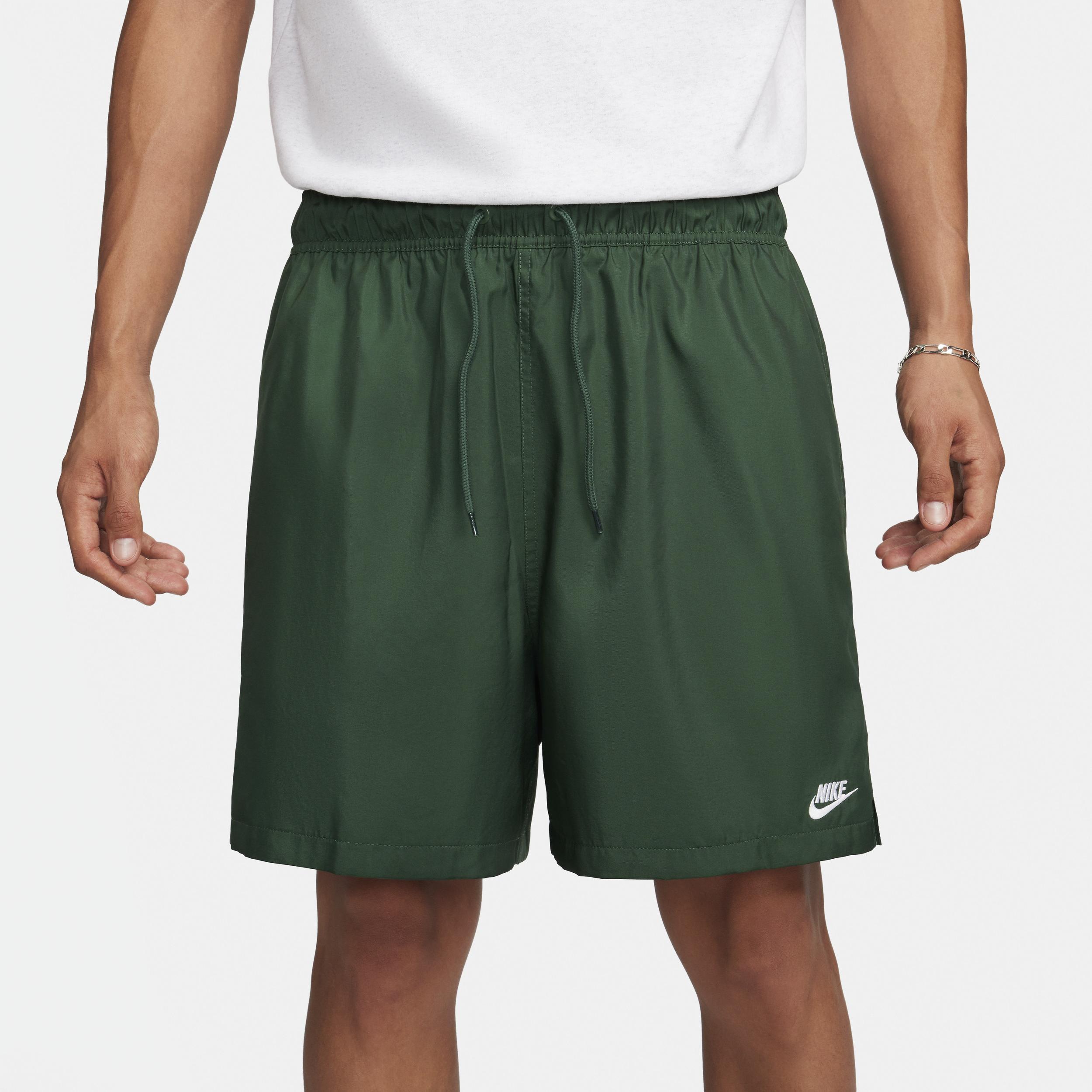 Nike Mens Nike Club Flow Shorts - Mens Fir/White Product Image