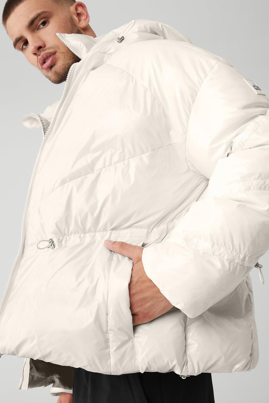 Stunner Puffer Jacket - Ivory Male Product Image