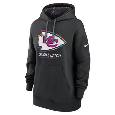 Kansas City Chiefs Crucial Catch Club Women's Nike NFL Pullover Hoodie Product Image