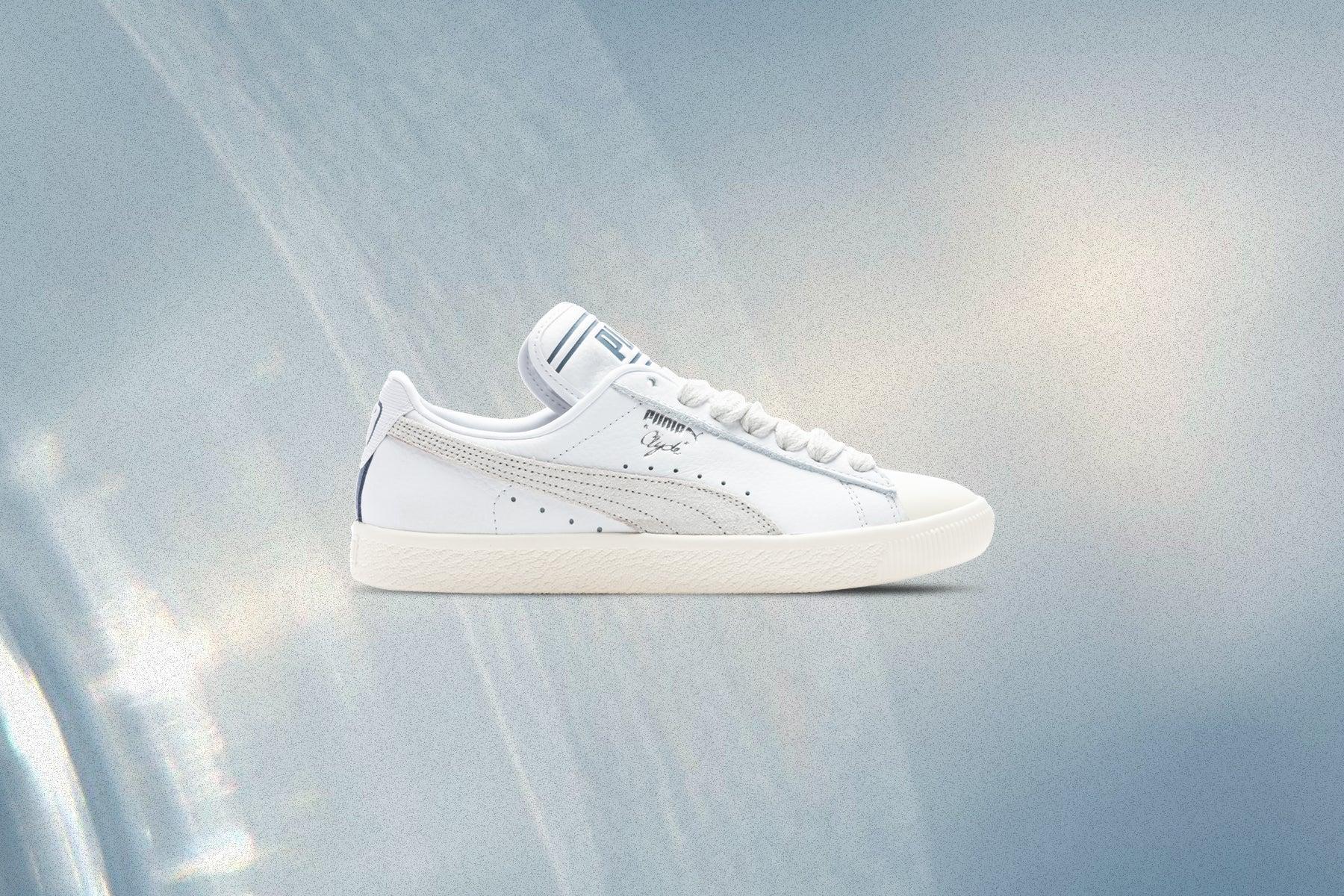 Puma x Rhuigi Clyde - Pristine/Sedate Gray/Puma White Male Product Image