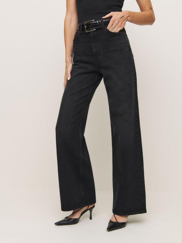 Cary High Rise Slouchy Wide Leg Jeans Product Image