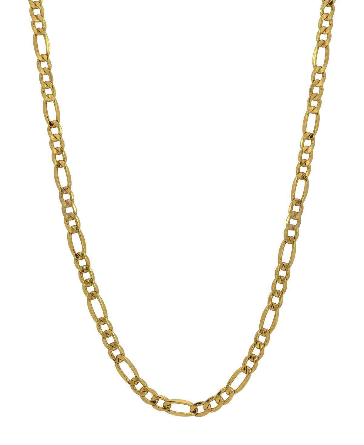 Figaro Link 20 Chain Necklace (3.21mm) in 18k Gold Product Image