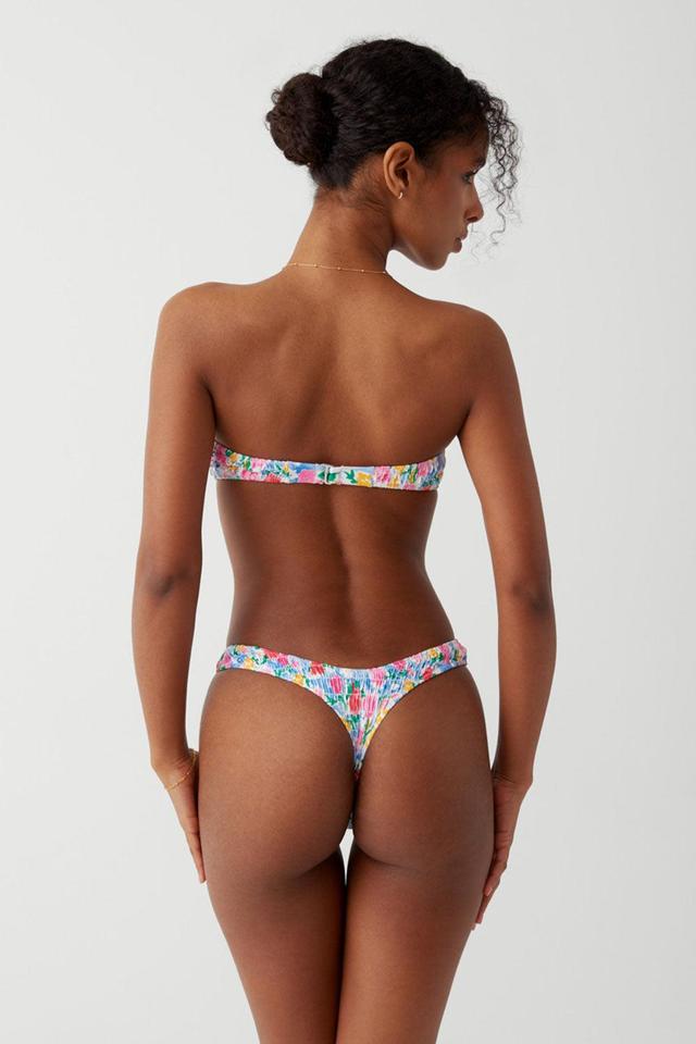 Full Moon Micro Bikini Bottom - Painted Petals Product Image