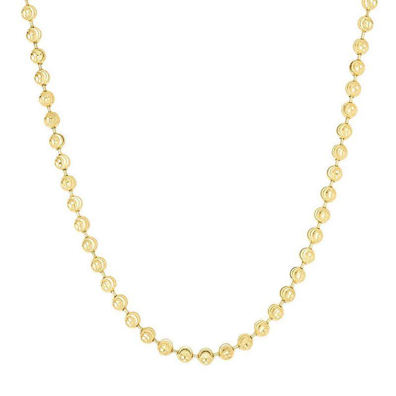 Sunkissed Sterling Ball Chain Necklace, Womens Gold Tone Product Image