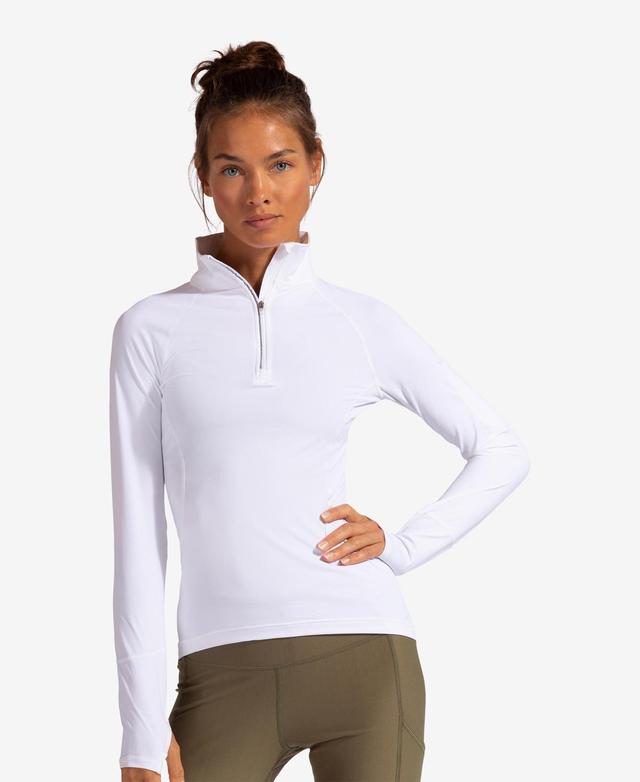 BloqUV Womens Upf 50+ Sun Protective Mock Zip Top Product Image