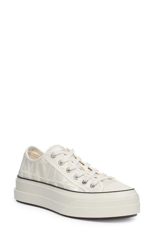 Valentino Garavani VLOGO Toile Platform Sneaker Product Image