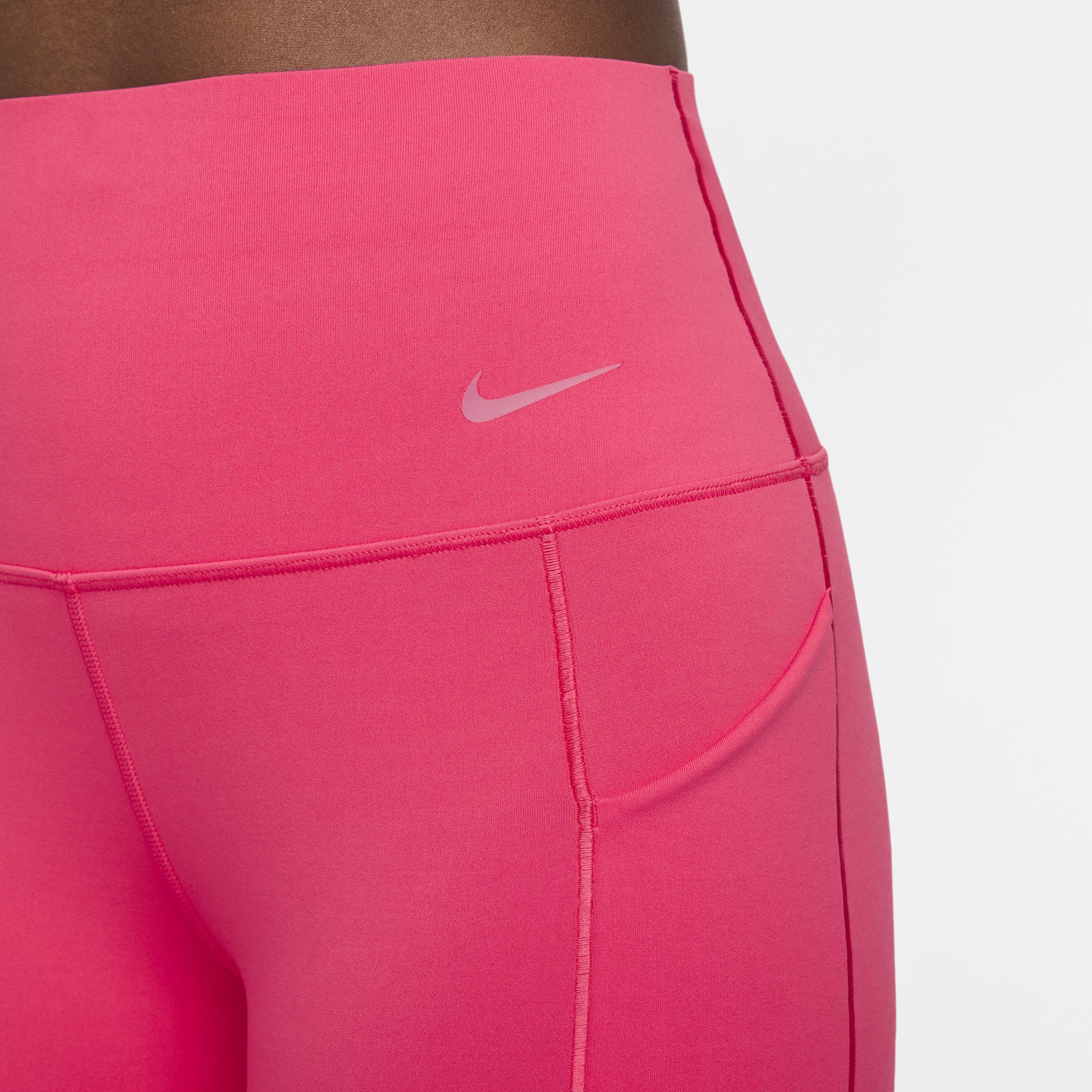 Nike Womens Universa Medium-Support High-Waisted 5 Biker Shorts with Pockets Product Image