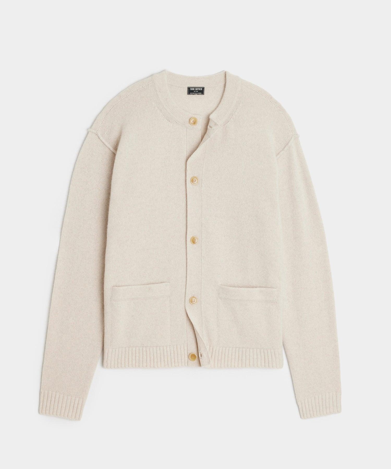 Nomad Cashmere Cardigan in Bisque Product Image