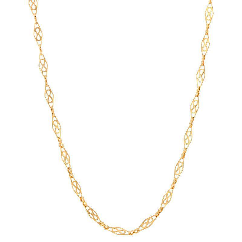 1928 Gold Tone Fancy Link Chain Necklace, Womens, Yellow Product Image