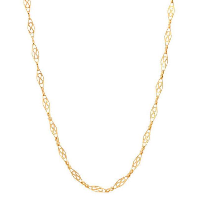 1928 Gold Tone Fancy Link Chain Necklace, Womens, Yellow Product Image